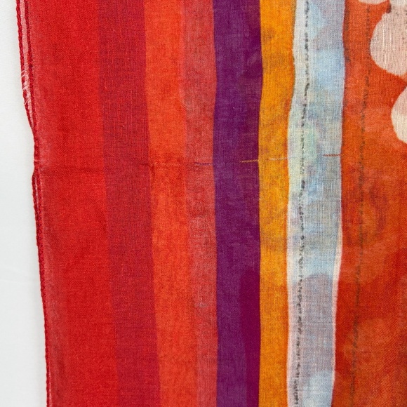 Great Hall Design Lightweight Sarong Beach Coverup 38 X 90 Shells Coastal Resort - Picture 6 of 13